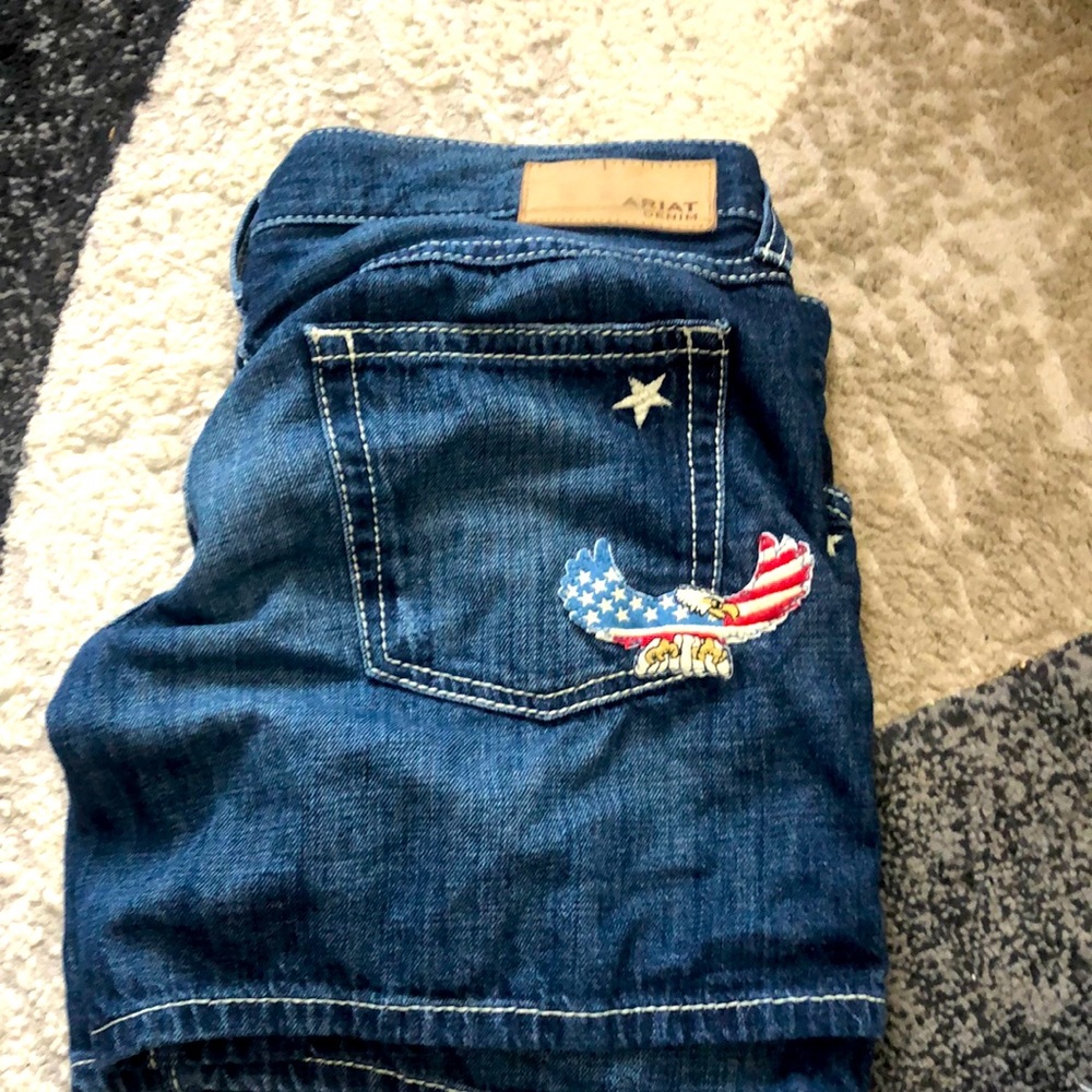 Ariat denim shorts patriotic